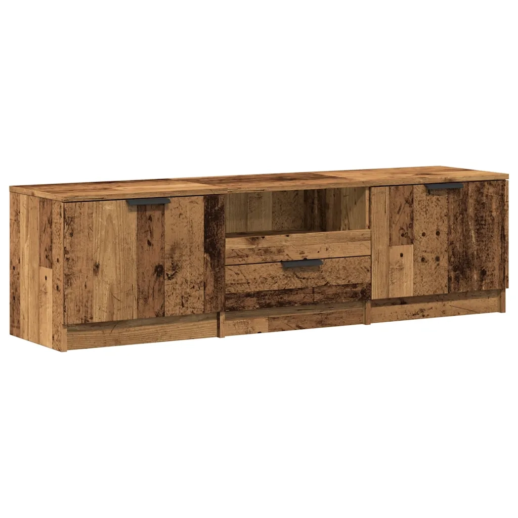 Mobile Porta TV in Legno Vecchio 140x35x40 cm in Truciolato