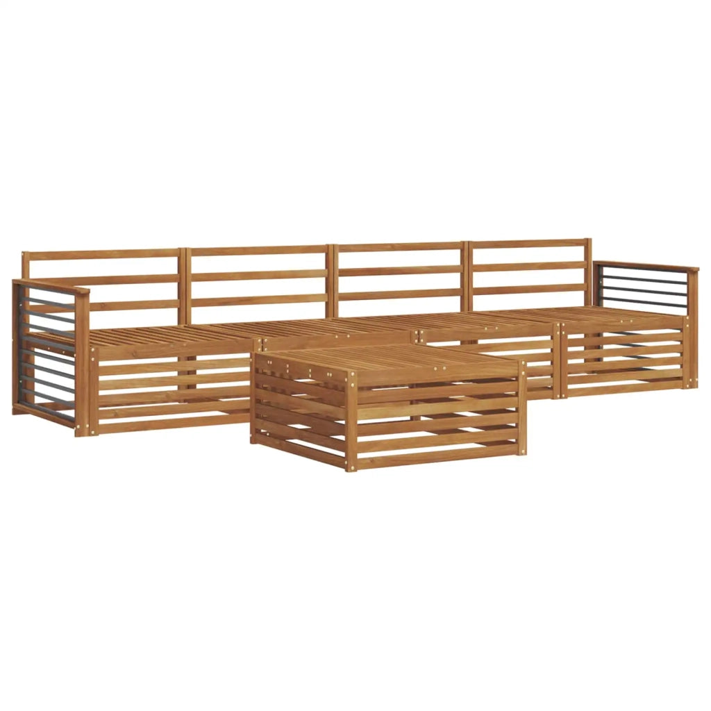 Set di divani da esterno 5 pcs Naturale 3372989