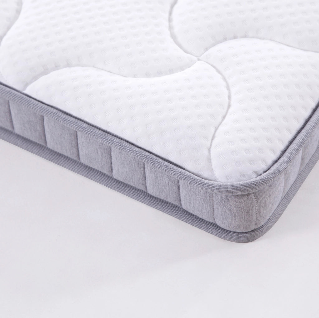 Materasso a molle insacchettate a 7 zone in schiuma, bianco, certificato OEKO-TEX