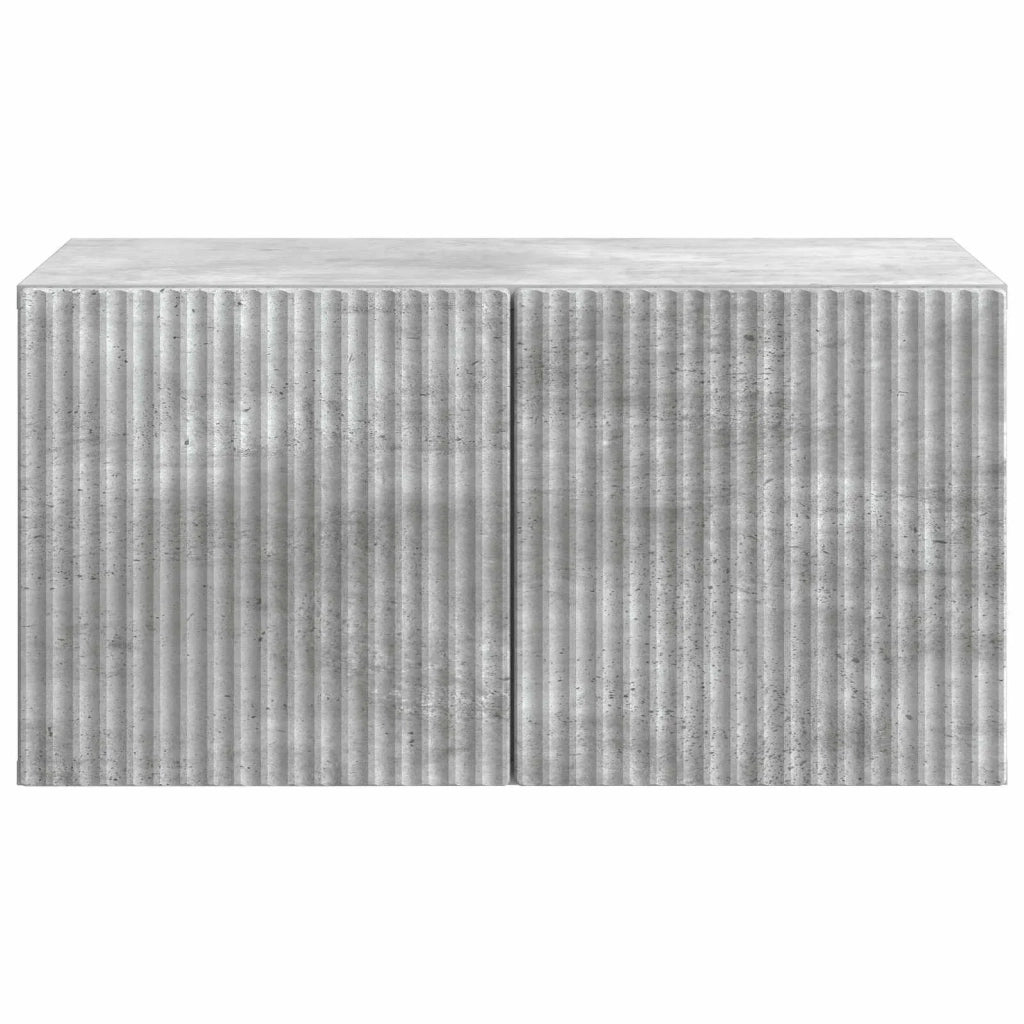 Mobile Porta TV da Muro Grigio Cemento 59,5 x 41 x 30 cm