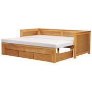 Letto singolo in legno MDF 3 Cassetti a Doghe con contenitore 90/180 x 200 cm cameretta ospiti