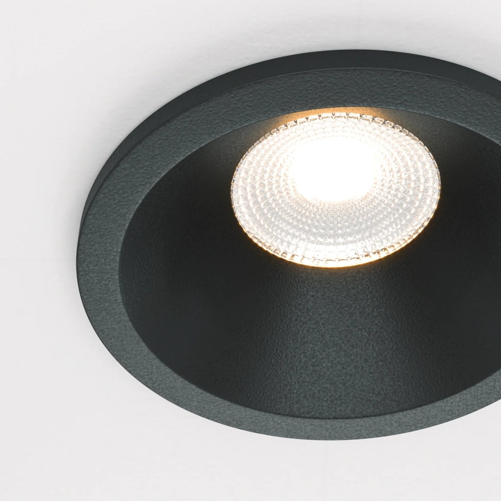 Maytoni Lampada da Incasso Zoom 1 luce GU10 nero alluminio