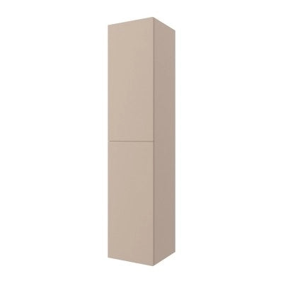 Colonna bagno sospesa 160 cm Melody cappuccino opaco con ante reversibili