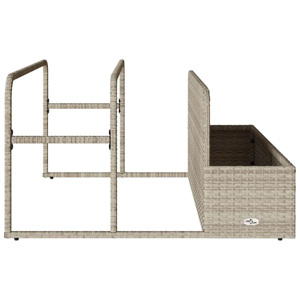 vidaXL Galleggiante a Bordo Piscina Grigio Chiaro 110x100x57 cm