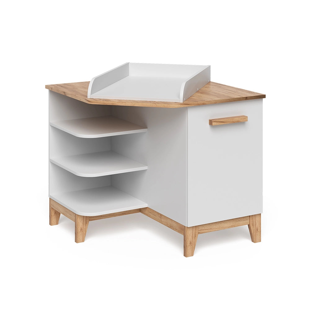 Vitalispa Fasciatoio Bianco/Artisan 85 x 85.2 cm con porta
