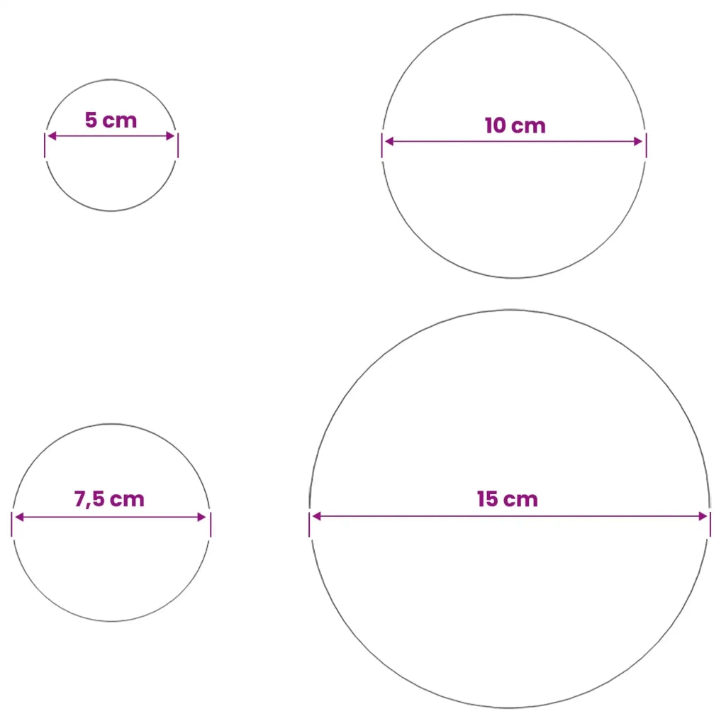 Palla Spazzolata 6 pcs Ø 15 cm Argento Acciaio Inossidabile 201 42008421