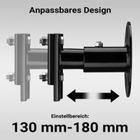 Supporto binda per ruota di scorta, supporto da fissare a ruota di scorta 5“-6,75”, alloggiamento farm jack in acciaio, porta martinetto