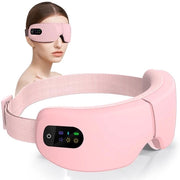 Massaggiatore caldo per gli occhi, 7 modalità di massaggio, occhiali da massaggio, adatto per donne, uomini, amici e padri, promuove rilassamento e sonno, riduce la fatica e migliora la qualità del sonno. Rosso.