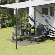 Tappeto da Tenda Grigio chiaro 200 x 200 cm Polietilene 42000185