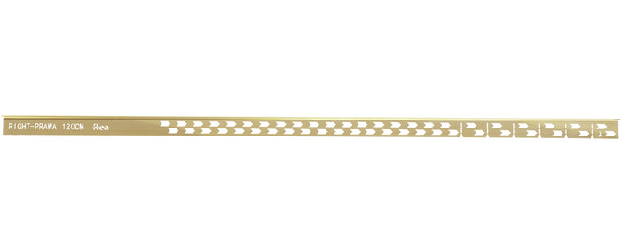 Profilo Doccia Pendenzato 120cm Brush Gold sinistra