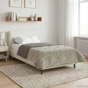 Piumone Completo Annuale Trapuntato Grigio chiaro 140 x 220 cm 42026242