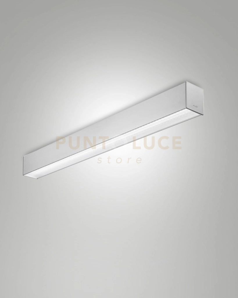 TURNER PLAFONIERA ALLUMINIO A LED 29W 3000K 3470LM PRISMATIC IP40 100CM DIMMERABILE DALI