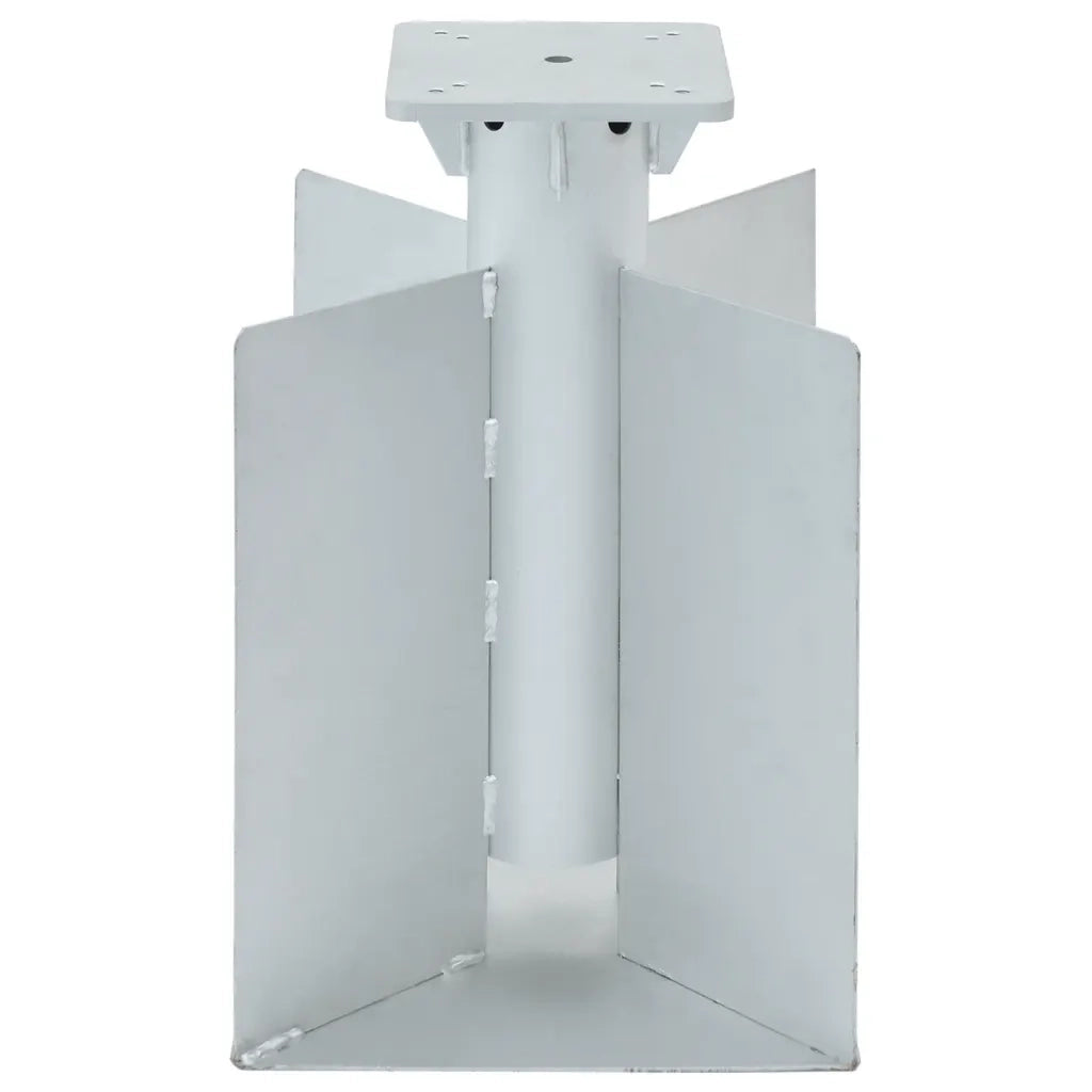 Base per Ombrellone Interrata Argento 27,5x27,5x45 cm Acciaio CFW9937828