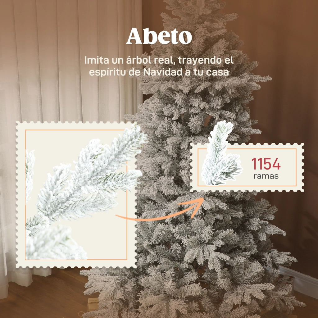 Albero di Natale Nevado ¨C Zephmum ¨C 210 cm con Base Plegabile