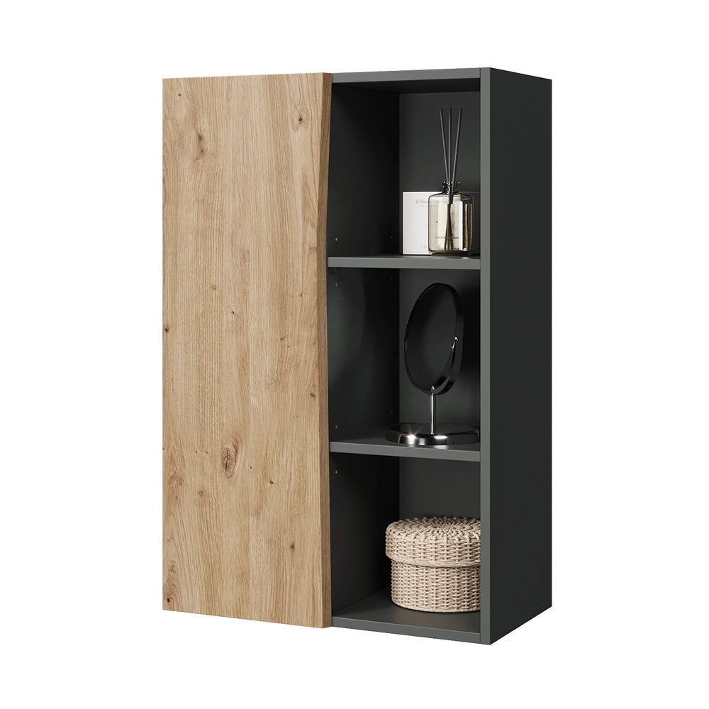 Vicco Mobiletto di media altezza Artigiano 56 x 86 cm con 3 scomparti aperti