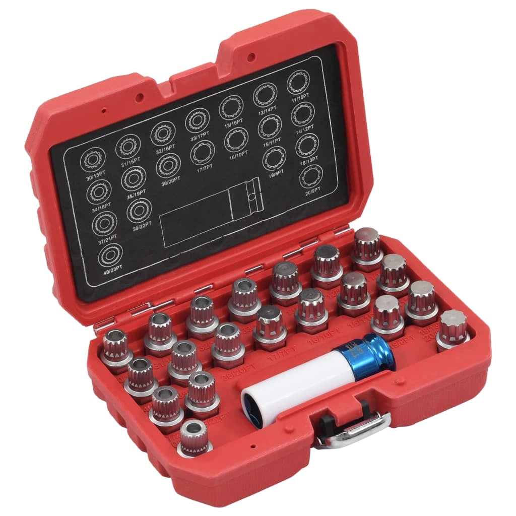 Set di Bussole per Rimozione Dadi 21 pz per BMWcod mxl 128392