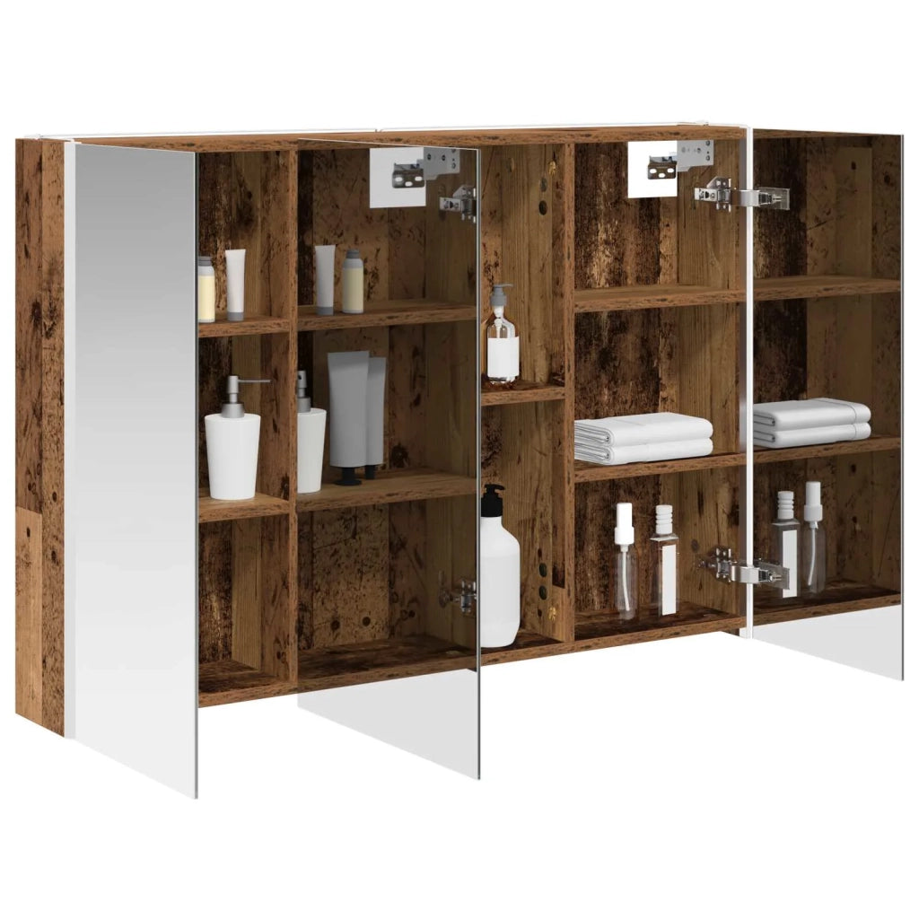 Mobiletto per specchio da bagno Legno vecchio