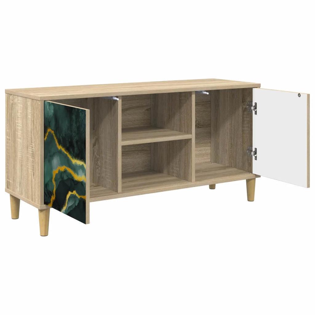 Mobile TV WIJHE 102 x 33 x 50 cm Sonoma Legno ingegnerizzato 8007034