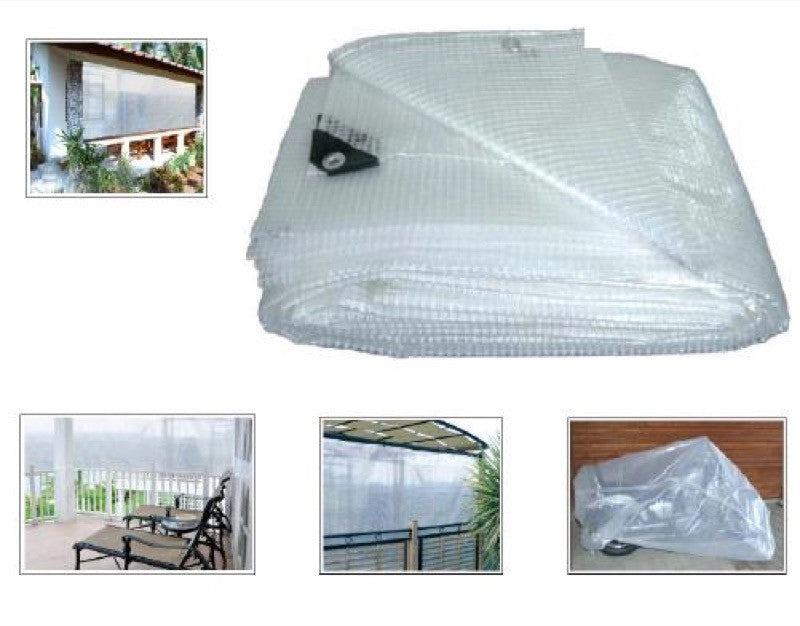 TELO RETINATO MULTIUSO IN PVC CON OCCHIELLI MT. 4X3,5