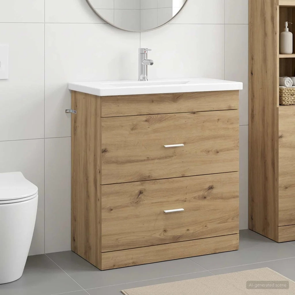 Set di mobili per il bagno Rovere Artigianale 81 x 40 x 84,5 cm 3404381