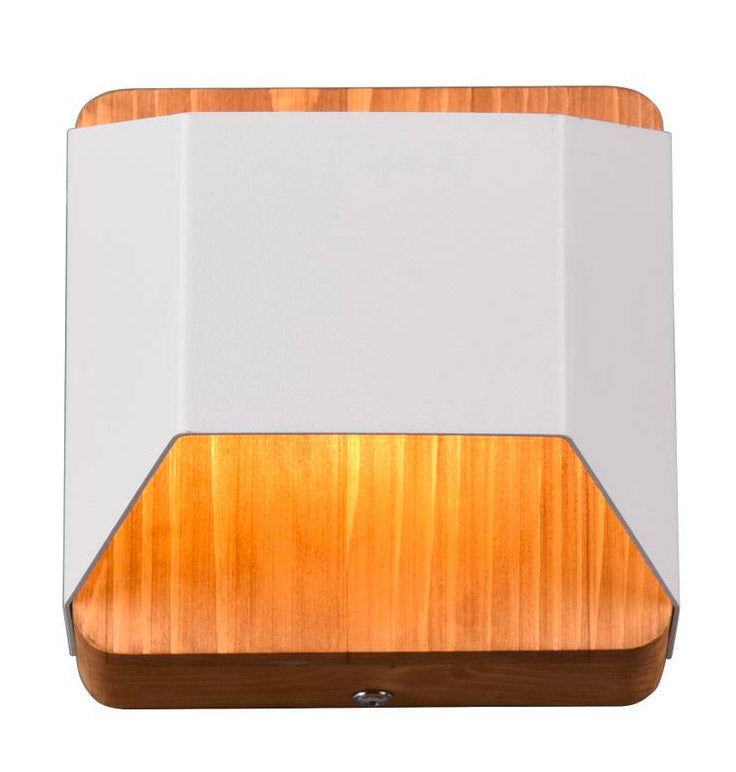 Applique da Interno a led in Metallo Bianco Opaco