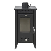 Stufa A Legna Matilde Nera potenza 7,7 Kw L33xp38,5xh74