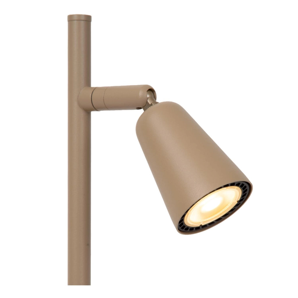Lampada da tavolo TIANA 1xGU10 taupe metallo Lucide
