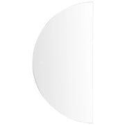 Specchio LED sospeso 60 x 120 cm semicircolare moderno contemporaneo per il bagno Vanity montato a parete per il trucco in camera da letto
