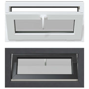 Finestra per Soffitta RISOR 80 x 40 cm PVC e Vetro Antracite CFW4826401