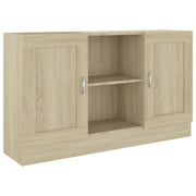 Credenza cassettiera cassettiera mobile contenitore organizer cucina soggiorno soggiorno Sonoma 120 x 30,5 x 70 cm derivati ​​del legno marrone 02_0031491