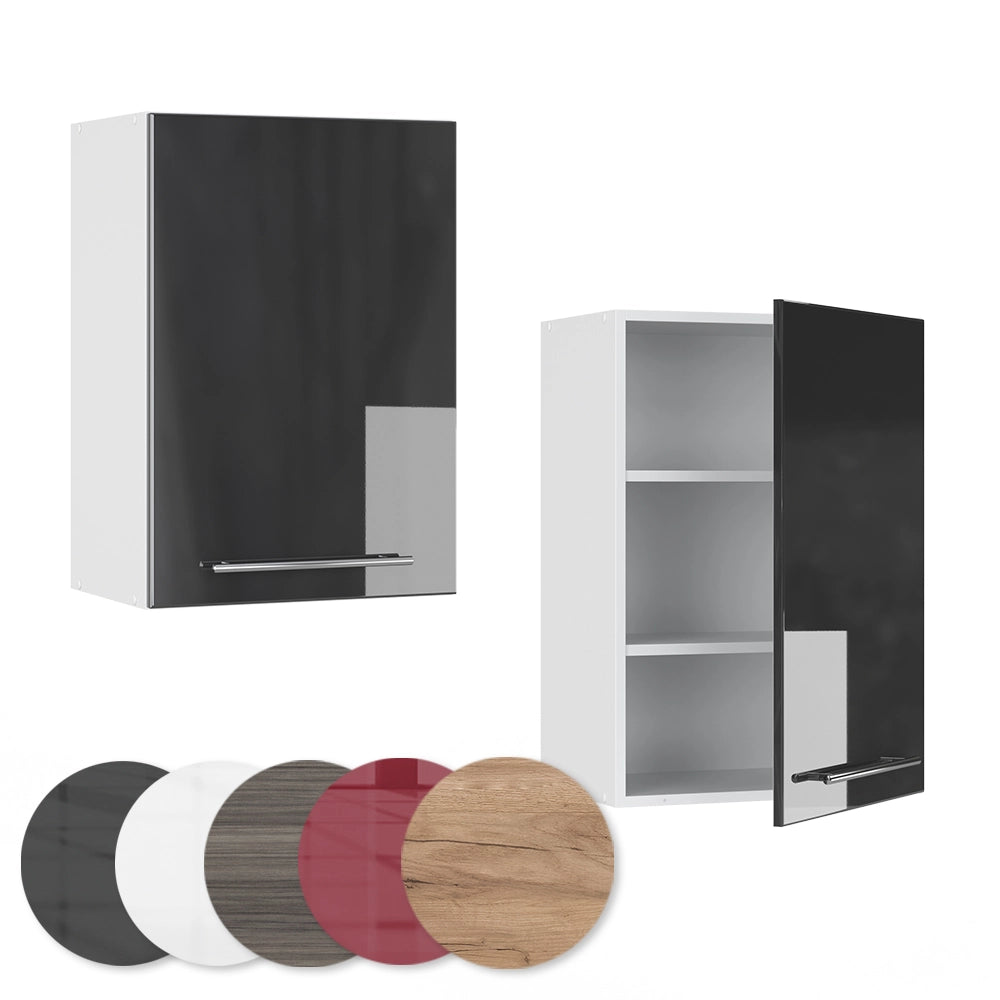 Vicco Pensile da cucina Antracite lucido 50 cm