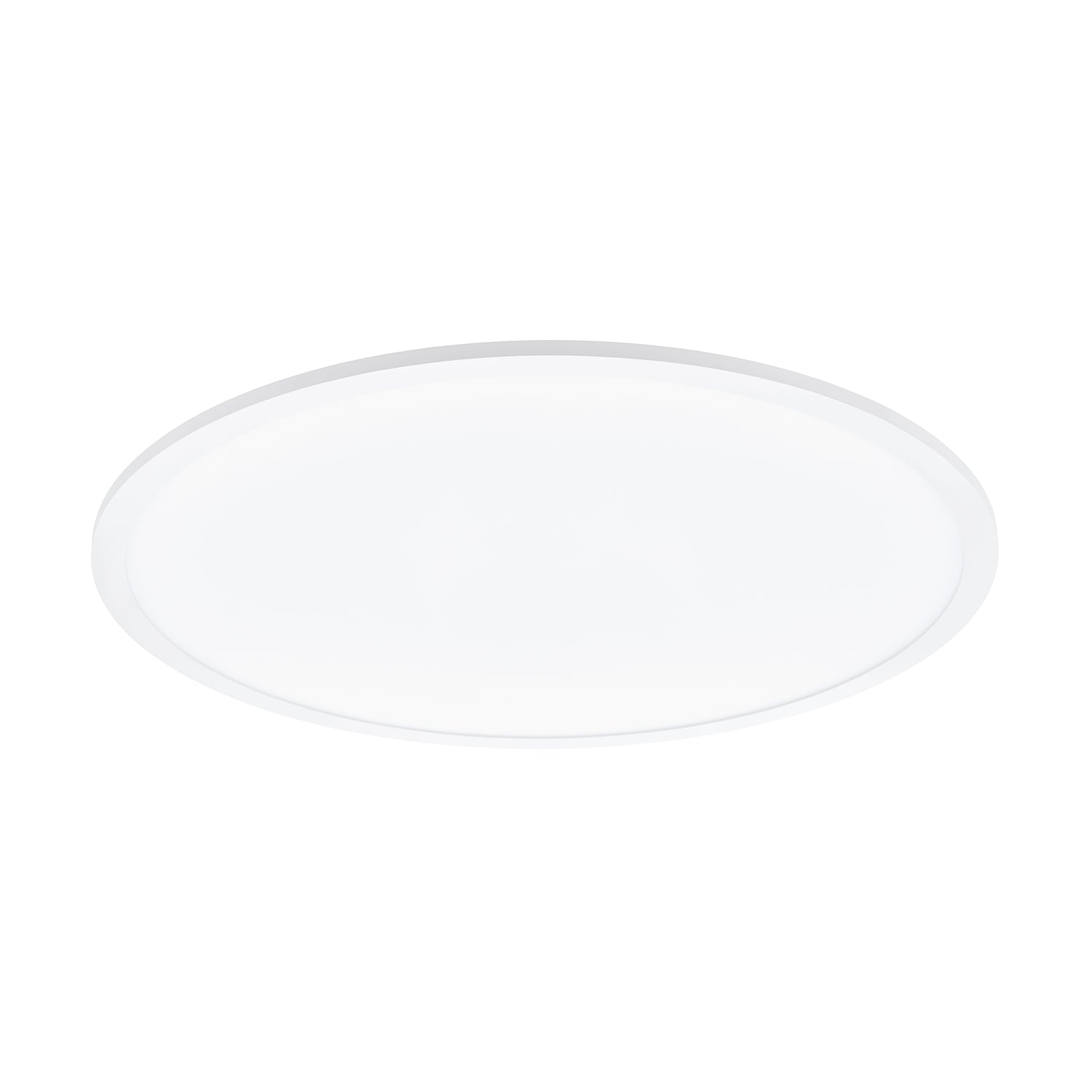 Plafoniera Moderna Sarsina Alluminio Bianco Luce Led Integrato 36W