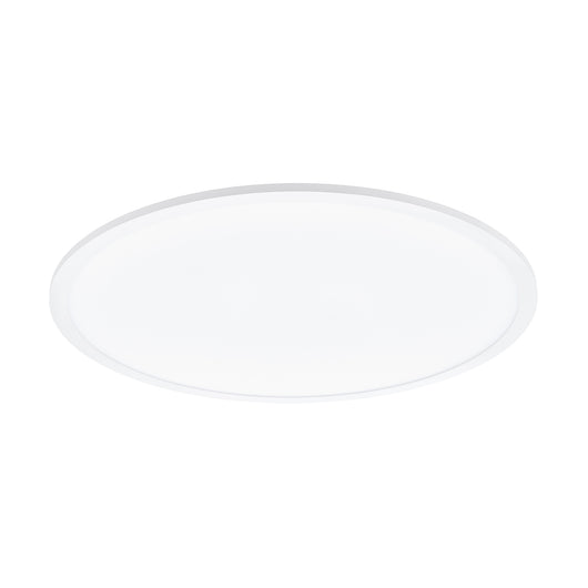 Plafoniera Moderna Sarsina Alluminio Bianco Luce Led Integrato 36W