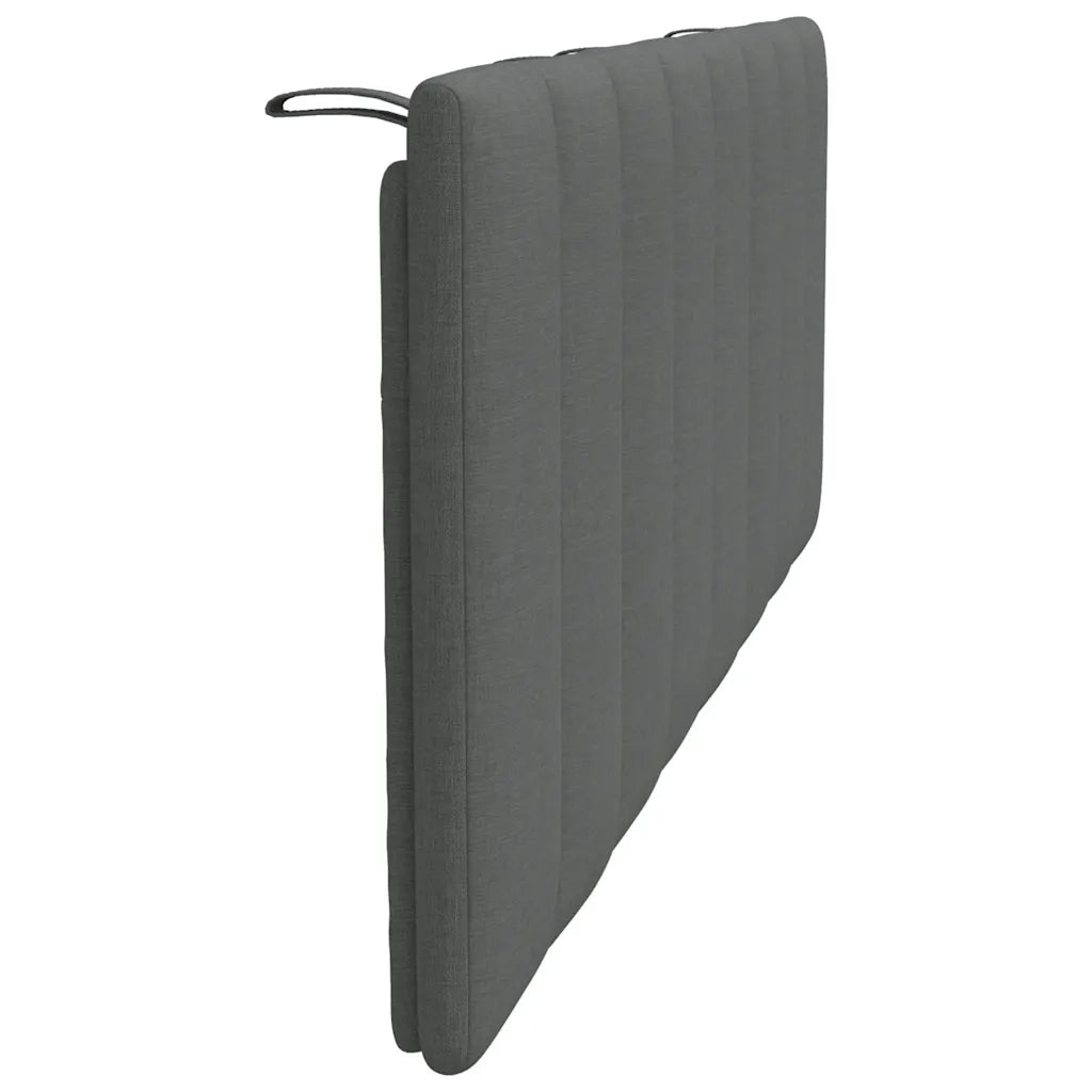 Cuscino Testiera Hanko Grigio Scuro 140 cm in Tessuto CFW9479923
