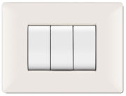 PLACCA LIFE Q MOD.LIVING PLAS.BIANCO       3P  PZ 10,0
