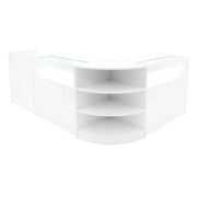 Set Banconi Bianco LED Sagittarius B900 LM60 TB60 Vetrina con Serratura