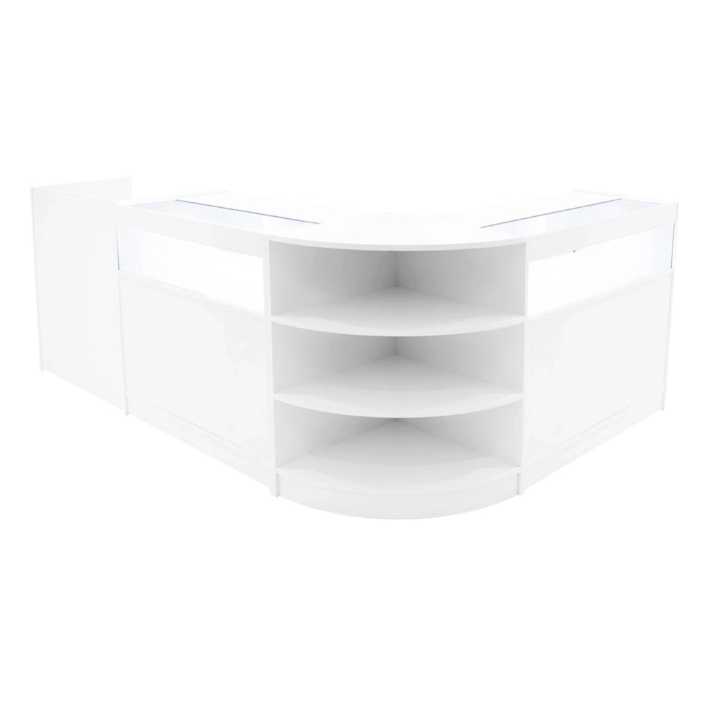Set Banconi Bianco LED Sagittarius B900 LM60 TB60 Vetrina con Serratura