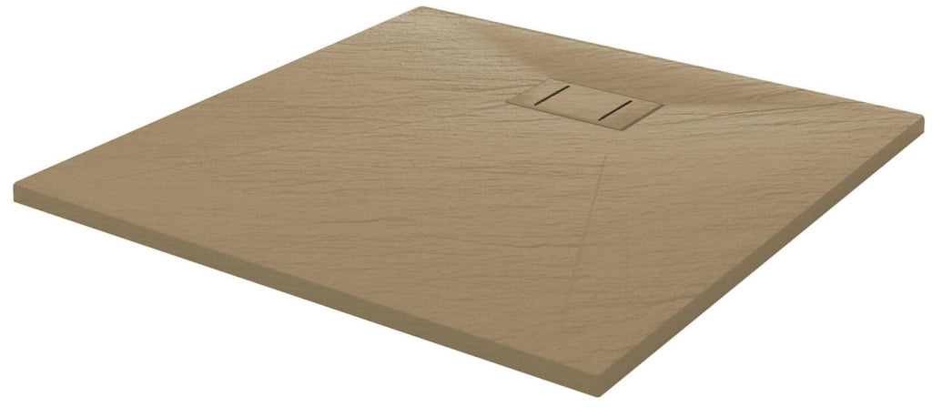 Piatto Doccia 90x140 cm in Acrilico Fosterberg Azalea Tortora