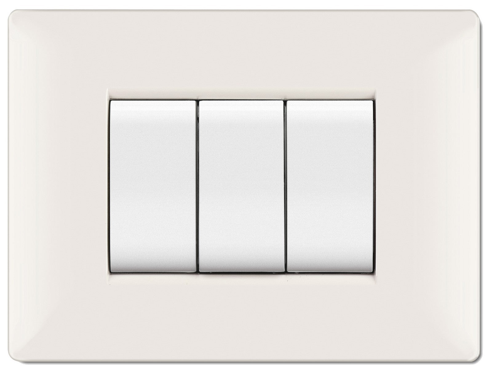 placca life q modello living bianco 4 posti cod:ferx.97518