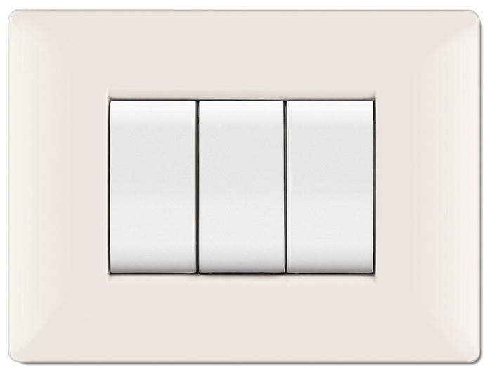 placca life q modello living bianco 4 posti cod:ferx.97518