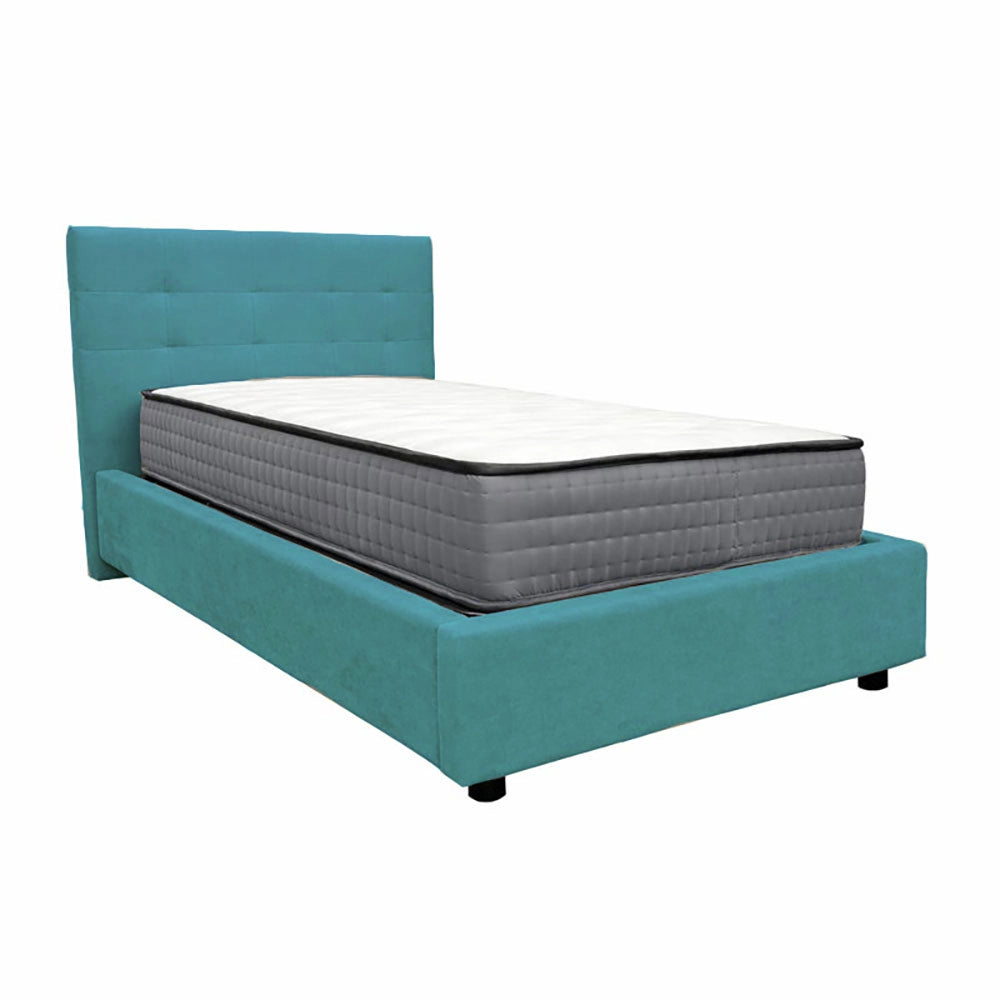Letto contenitore piazza e mezza 120x190 cm con rete ortopedica a doghe, tessuto Enjoy, made in Italy - 17 Turkish