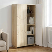 Credenza Rovere Sonoma 79x41x151 cm Legno ingegnerizzato 3433111