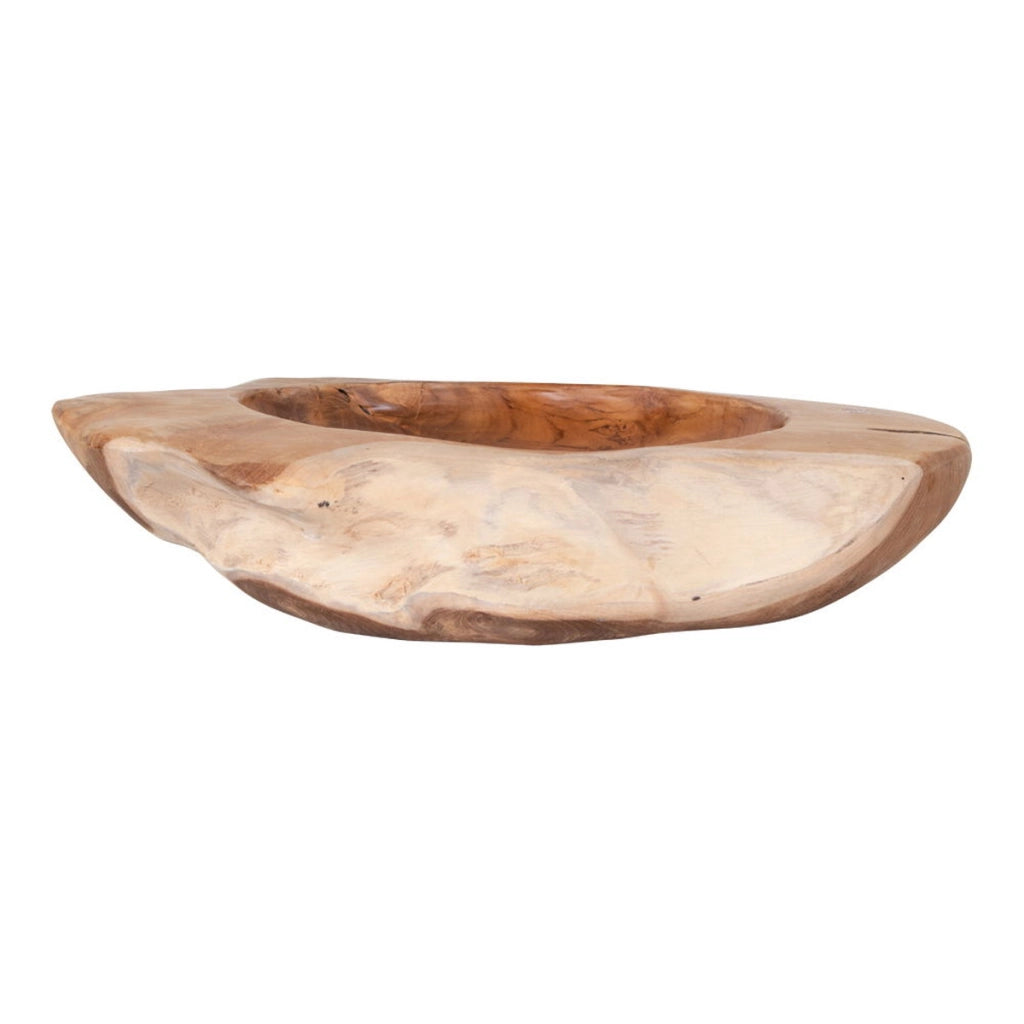 Vassoio Rio, Marrone, Legno, 40x40x12 cm