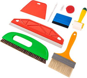 Set di utensili per levigare la carta da parati - set di utensili multifunzionali per levigare - piastrelle per backsplash - carta da contatto - carta vetrata per finestre.