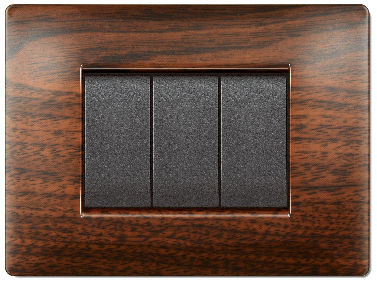 placca life q modello living legno scuro 4 posti cod:ferx.97523