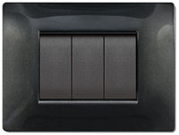 placca life q modello living nero gl 3 posti cod:ferx.97525