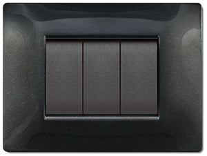 placca life q modello living nero gl 3 posti cod:ferx.97525