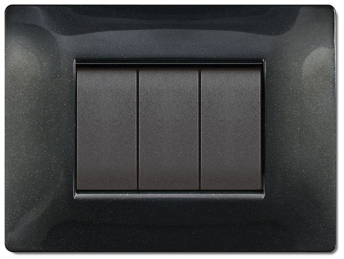 placca life q modello living nero gl 3 posti cod:ferx.97525