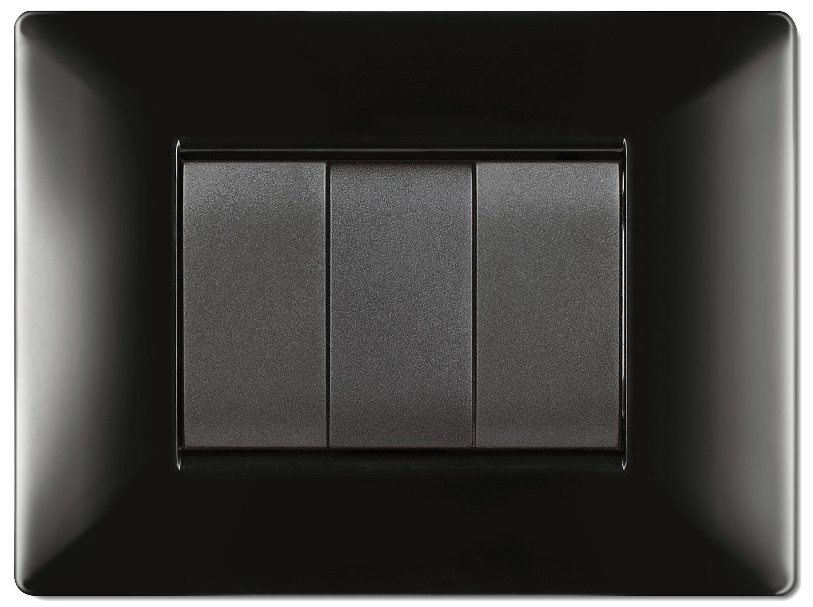 placca life q modello living nero 3 posti cod:ferx.97528