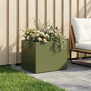 Vaso da giardino Verde Oliva 40 x 30 x 30 cm 8005196